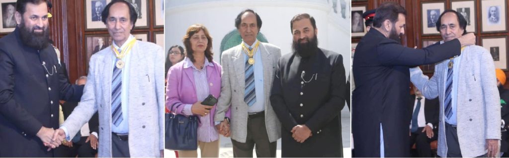 گورنر پنجاب جناب بلیغ الرحمن نے لیجنڈ شاعر،دانشور جناب نذیر قیصر کو صدارتی ایوارڈ’پرائیڈ آف پرفارمنس‘ پیش کیا